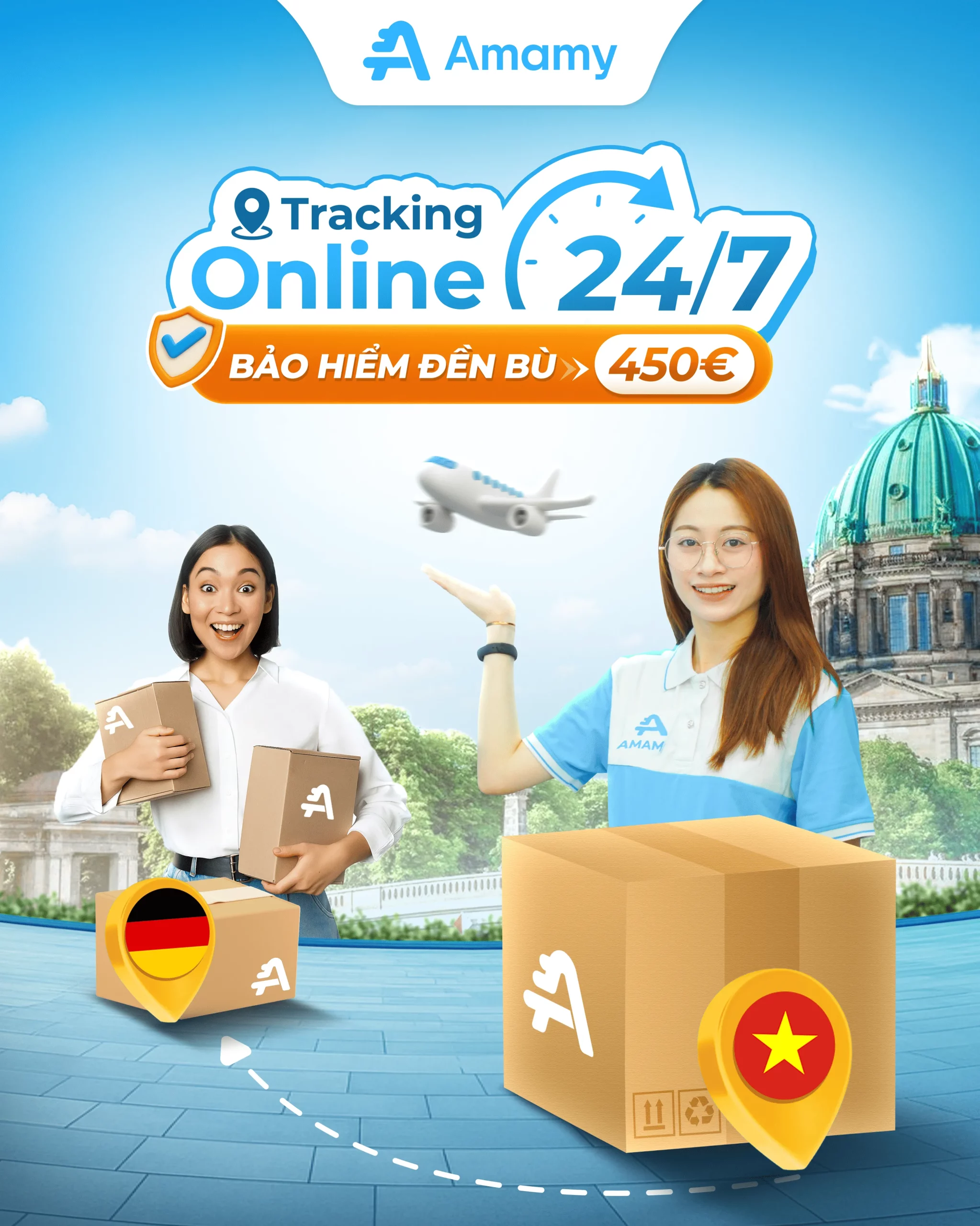 Theo dõi 24/7 – bảo hiểm đến 450€