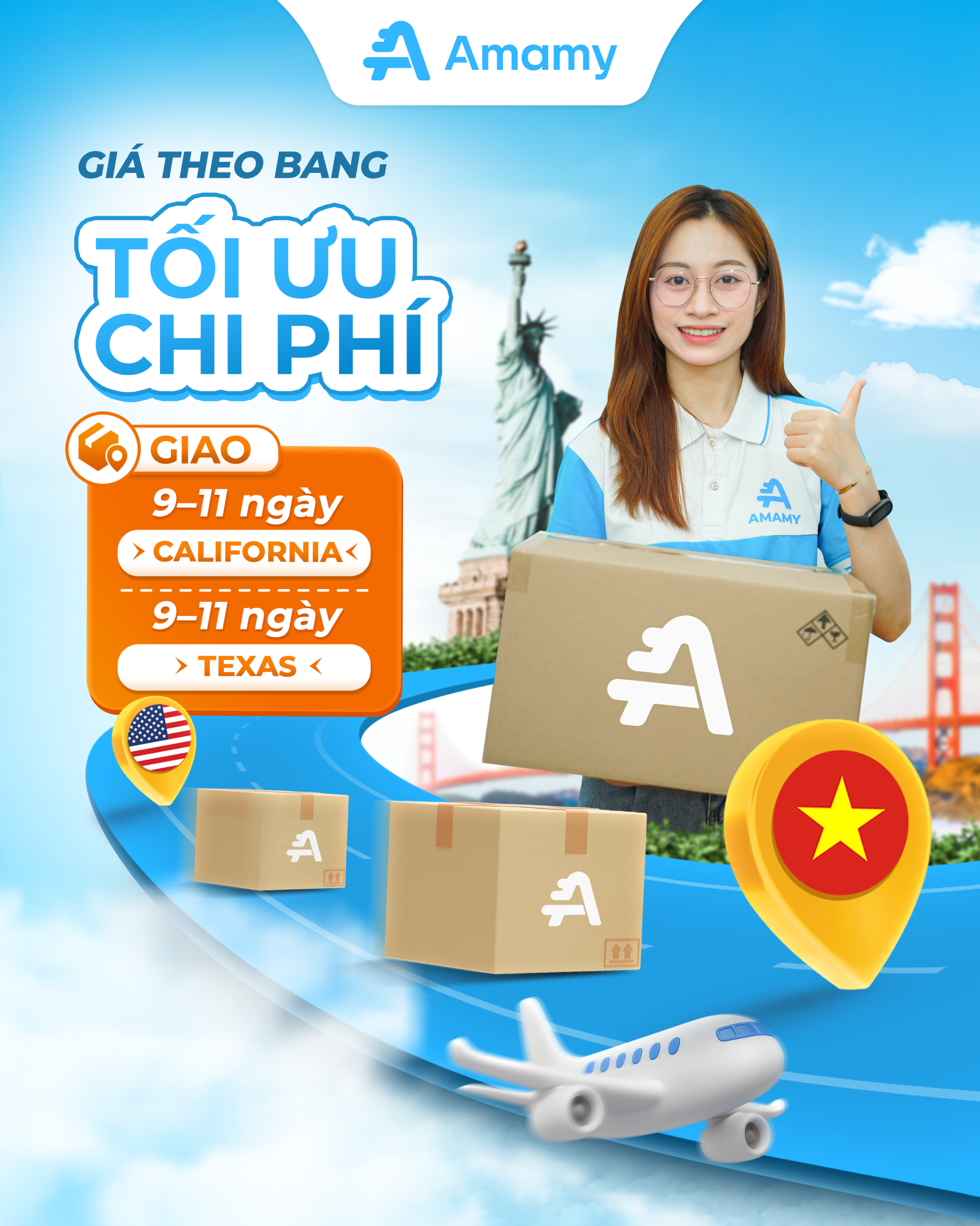 Giá theo từng bang – tối ưu chi phí