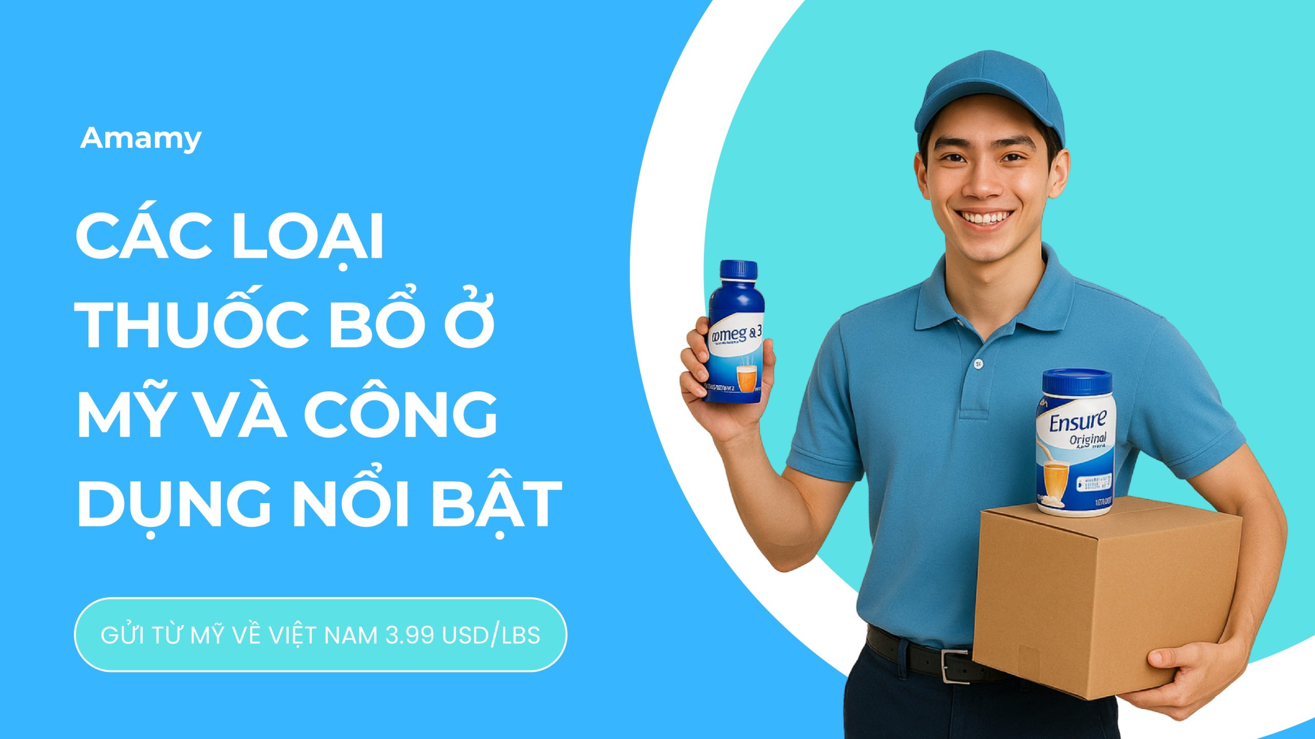 Các loại thuốc bổ ở Mỹ và công dụng nổi bật: Nên mua gì để gửi về Việt Nam?